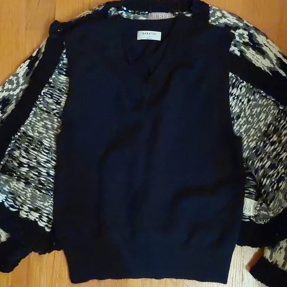 Bundle J Crew Fair Isle Cardigan & Babaton Cashmere Vest S - Picture 11 of 15
